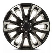 FR207-2290-Gloss-Black-Chrome-Inserts-12-Sierra-Denali-Split-6-spoke-factory-reproductions-wheels-rims-face-hr – WEB IMAGE